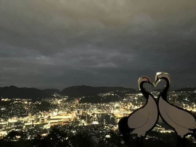 稲佐山展望台の夜景の写真