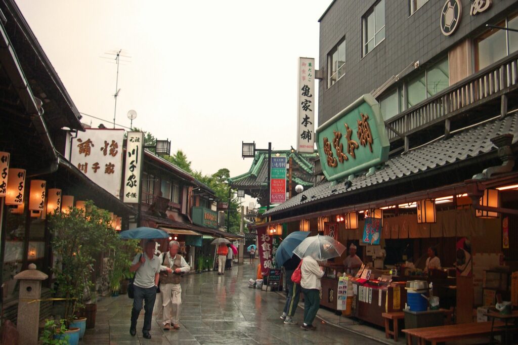 東京都葛飾区の参道