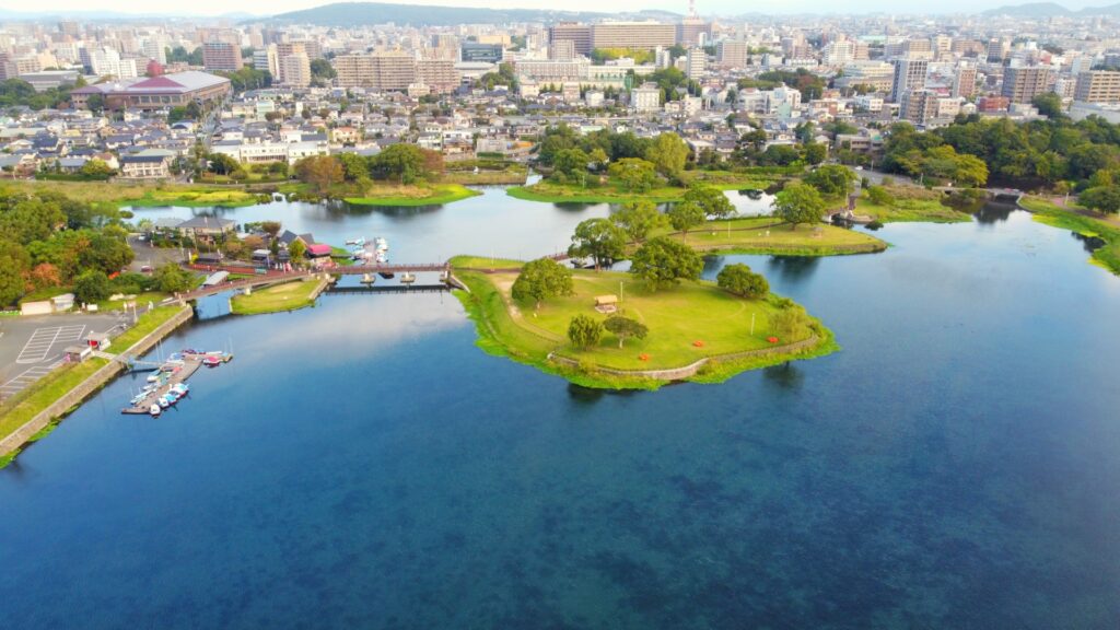 熊本市の江津湖