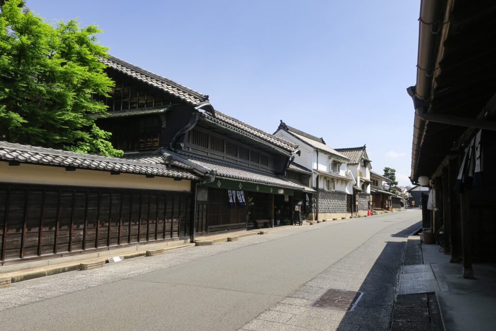 名古屋市緑区の有松の街並み