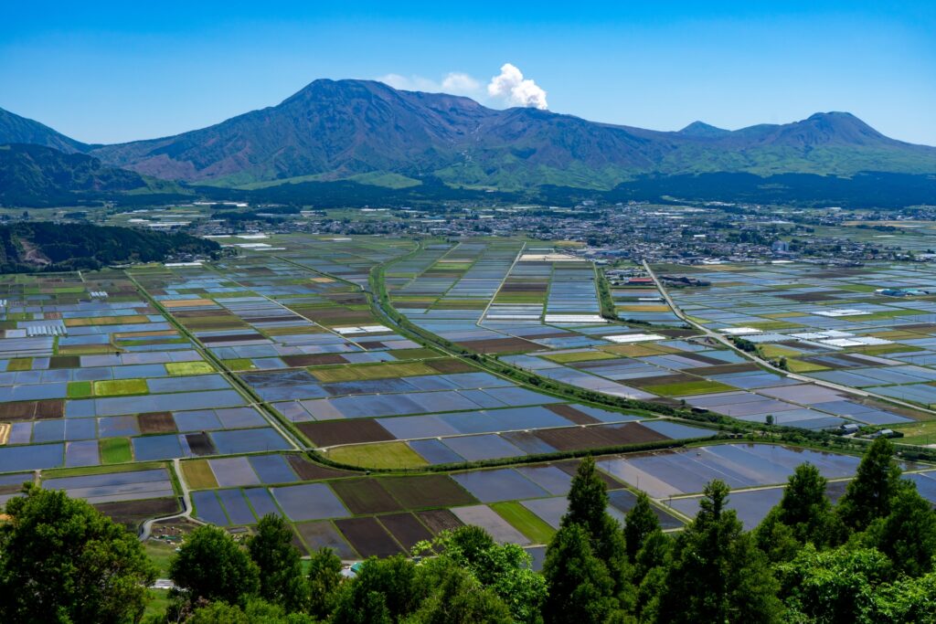 熊本市の阿蘇山