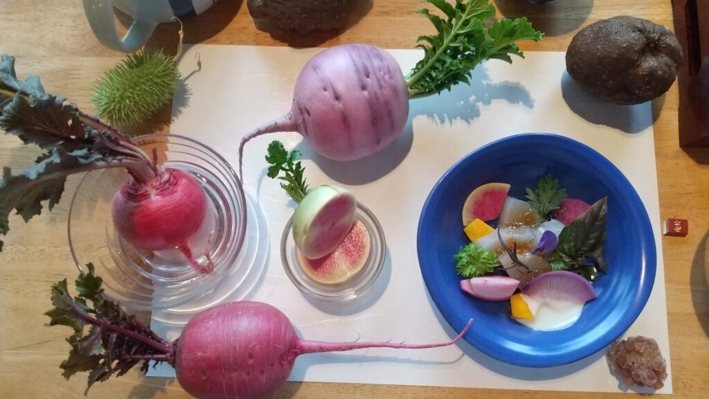 橿原市の大和野菜のサラダ
