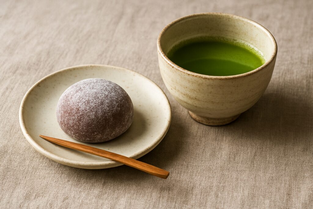 三重県松阪市の和菓子と抹茶