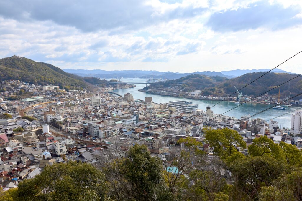尾道市の尾道市街