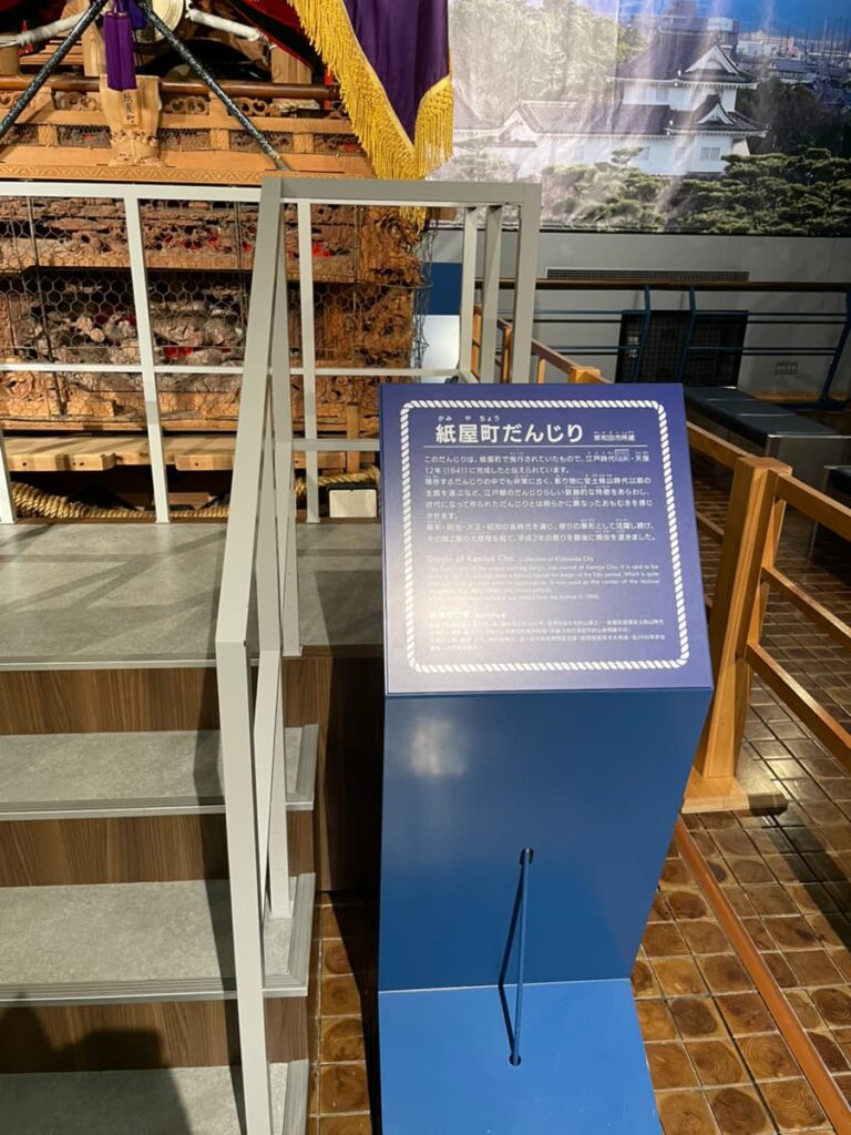 だんじりの説明の写真