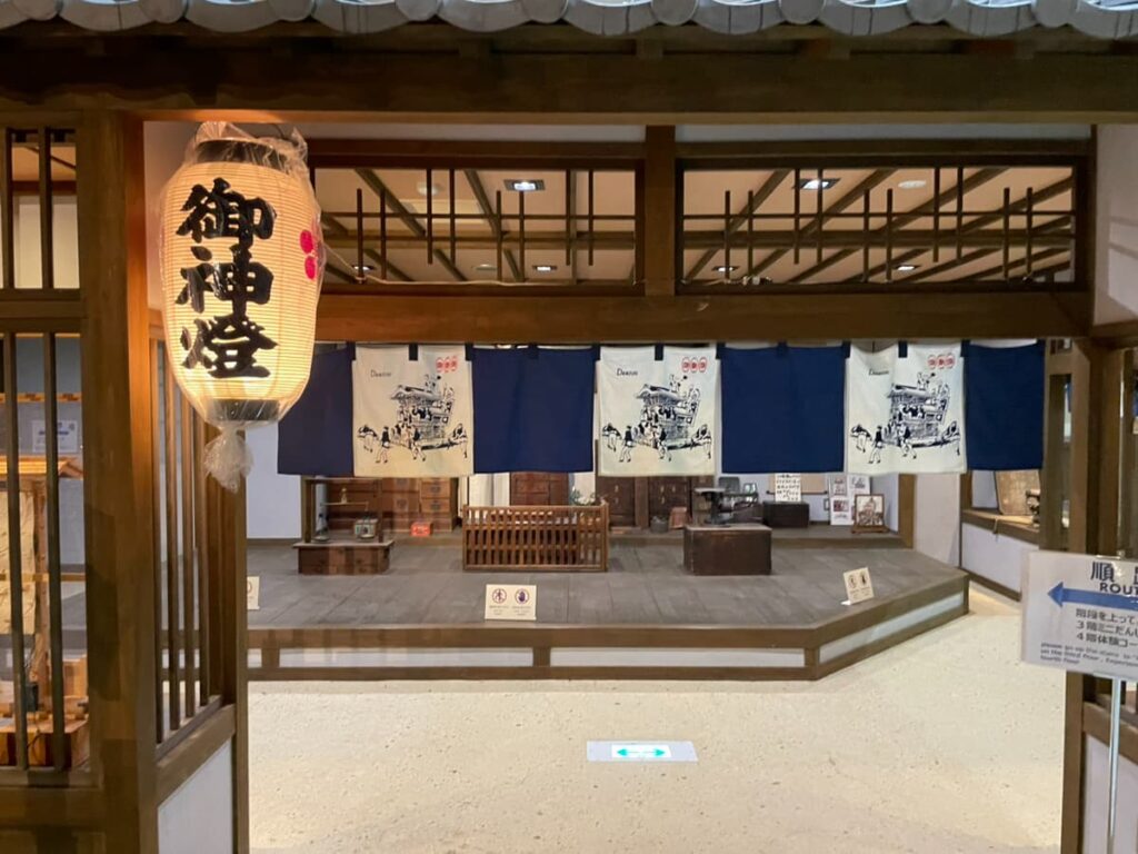 だんじり会館内の写真