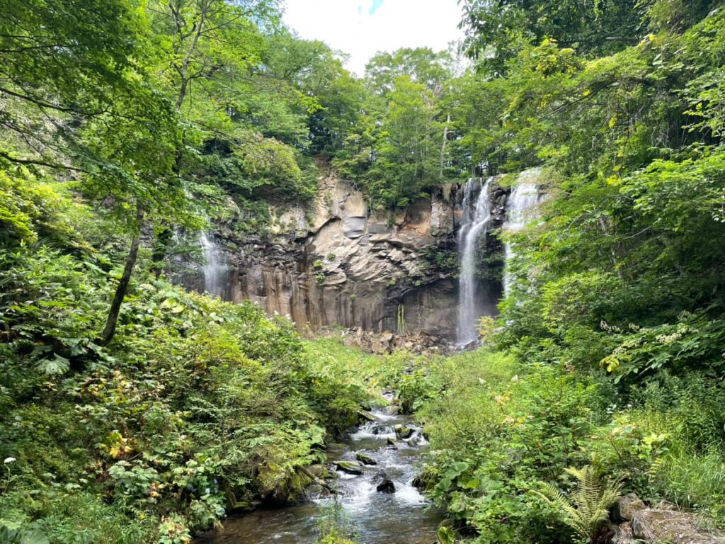 滝野すずらん丘陵公園のアシリベツの滝