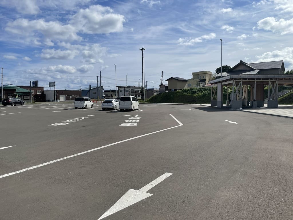 道の駅ふるびらたらこミュージアムの駐車場