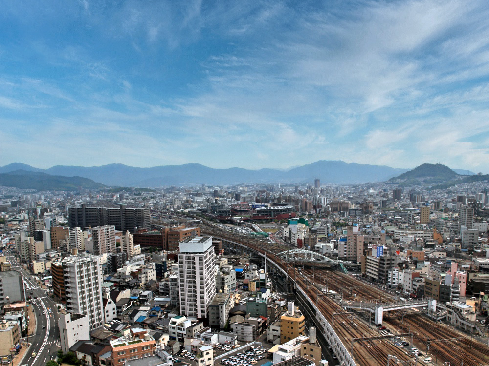 広島市東区の広島駅周辺