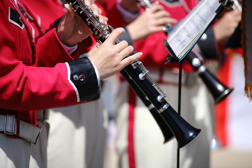 吹奏楽パフォーマンスの写真