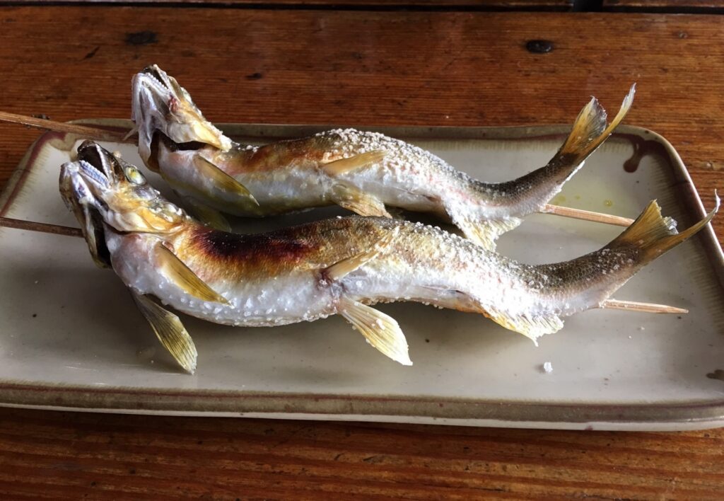 淀川の鮎料理