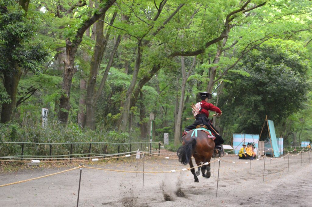 京都府京都市左京区の流鏑馬