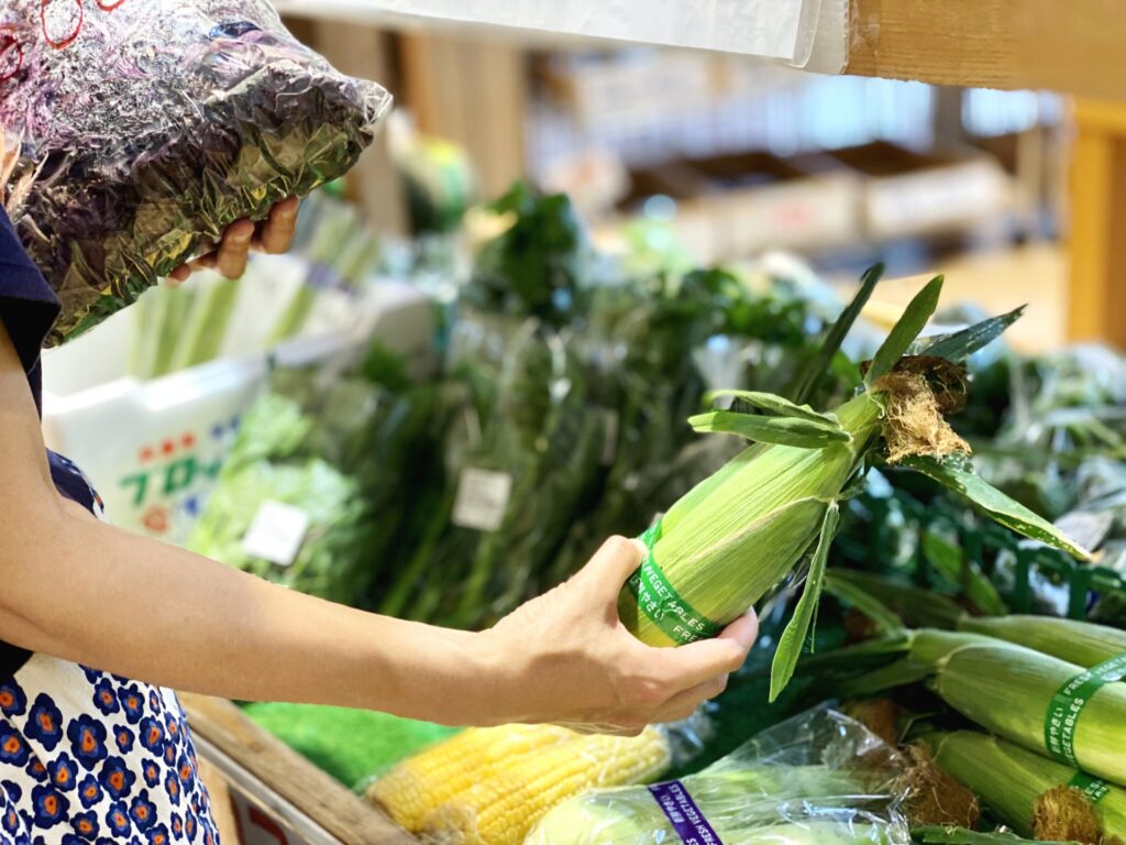 横浜市瀬谷区の直売所に並ぶ瀬谷野菜