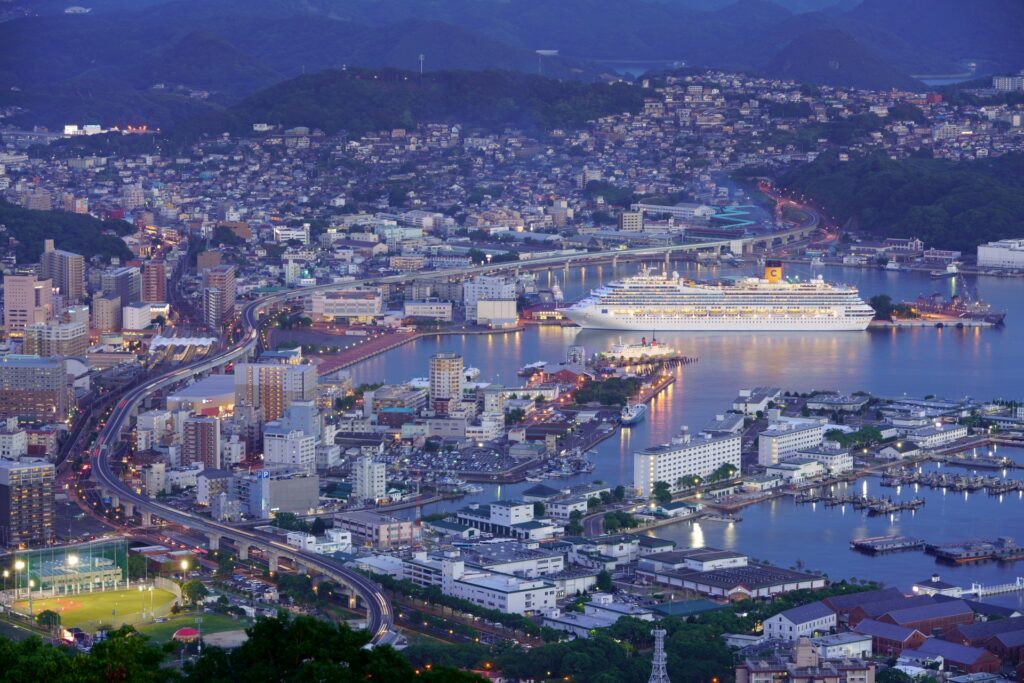 佐世保市の夜景