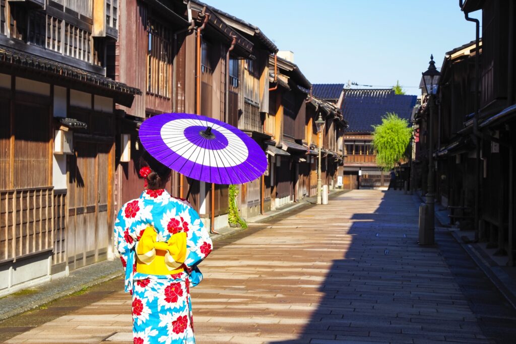 金沢市のひがし茶屋街