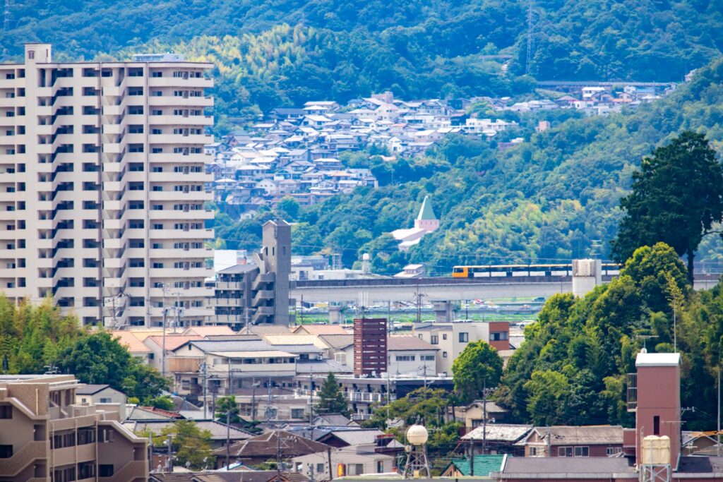 広島県広島市安佐南区の街並み