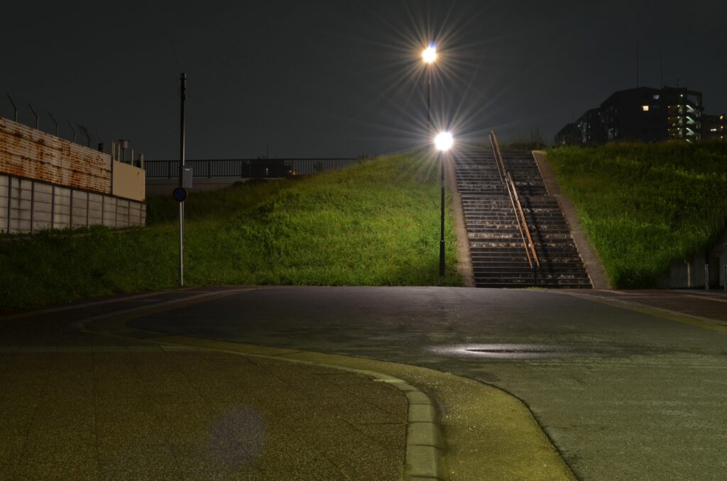天白区の夜