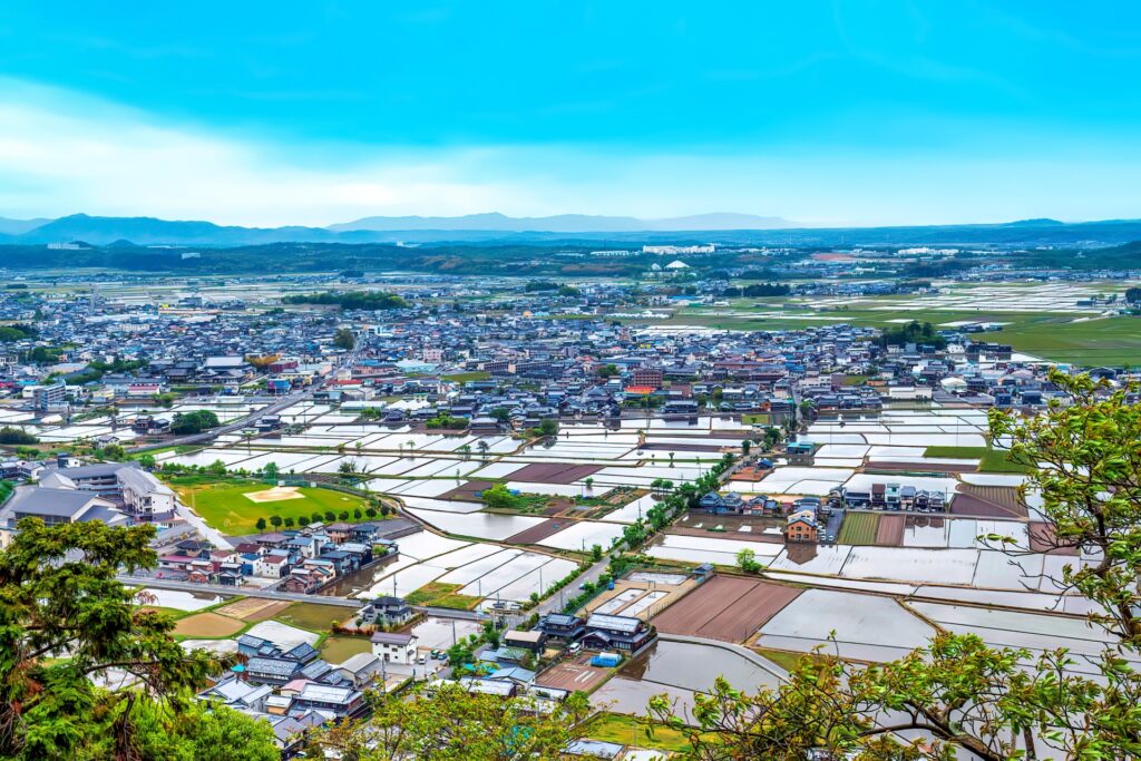 滋賀県東近江市の街並み 滋賀県東近江市の街並み