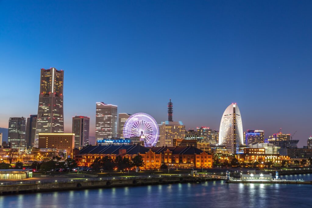 横浜市中区の夜景