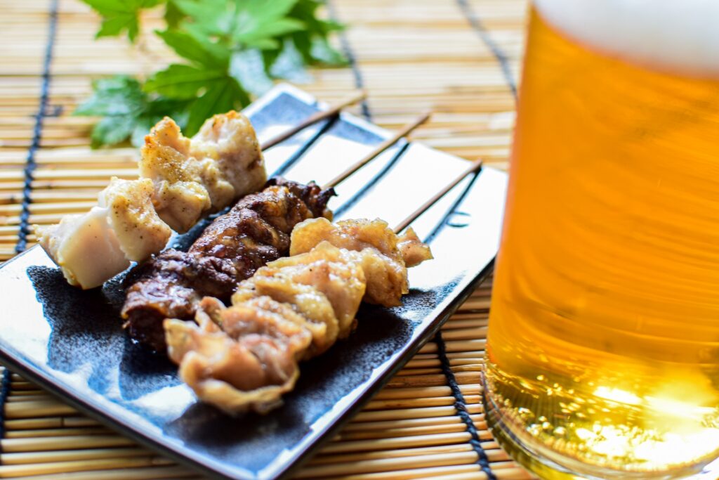 愛知県豊田市の焼き鳥とビール