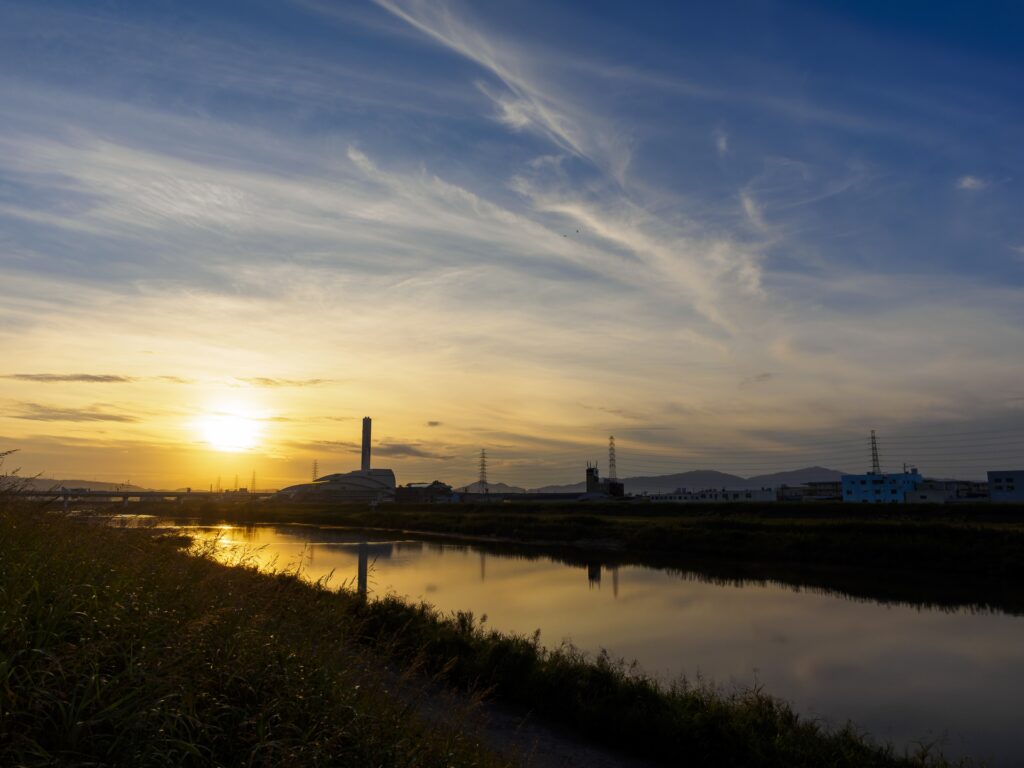 平野区の夜景