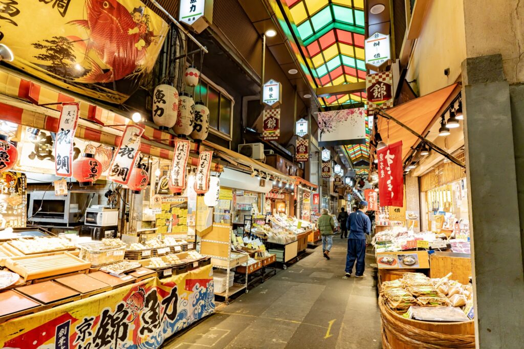 京都府京都市中京区の錦市場