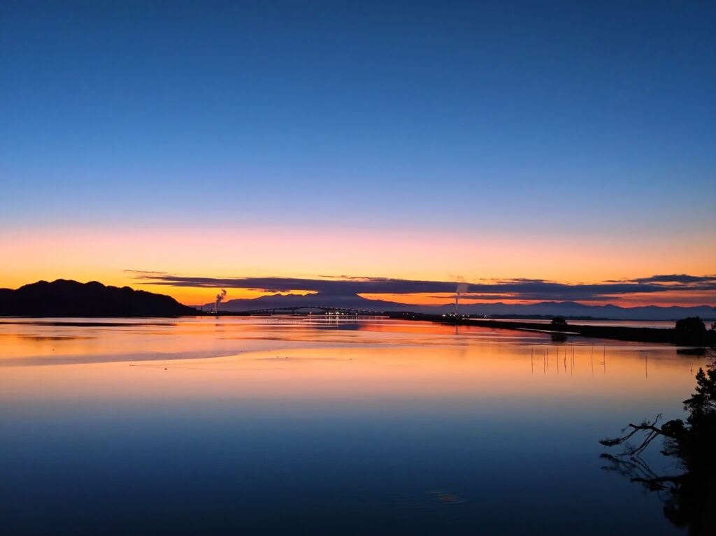 米子市の夕焼け