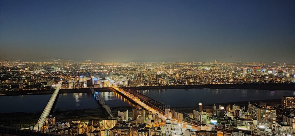大阪市北区の夜景