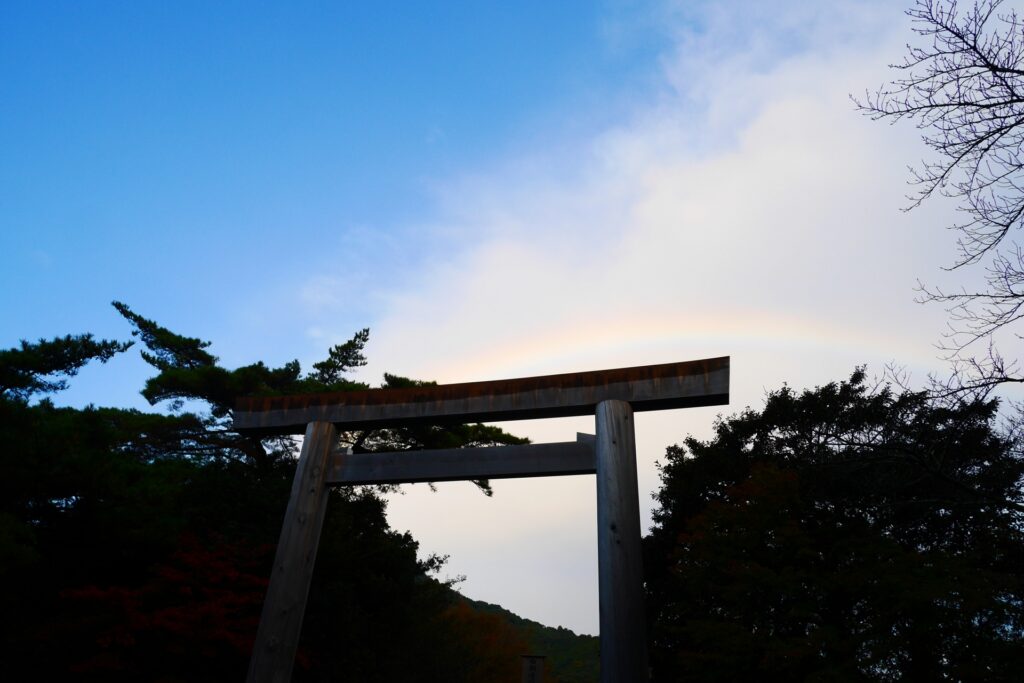 三重県伊勢市の鳥居