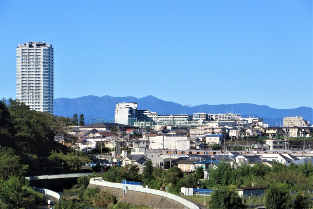 横浜市青葉区の街並み