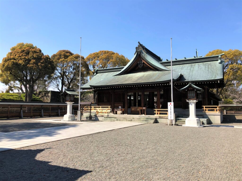 八代宮の風景