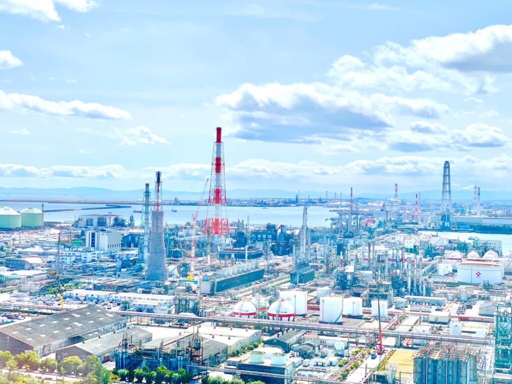 三重県四日市市のうみてらす14からの風景 三重県四日市市のうみてらす14からの風景