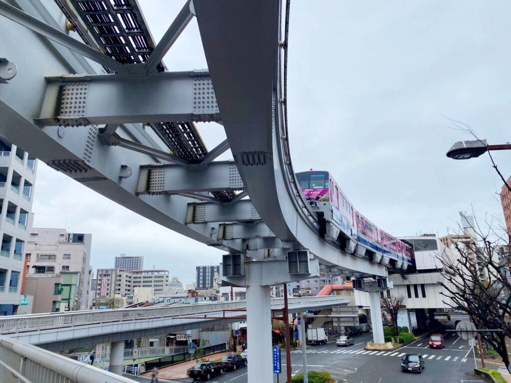 福岡県北九州市小倉北区のモノレール 福岡県北九州市小倉北区のモノレール