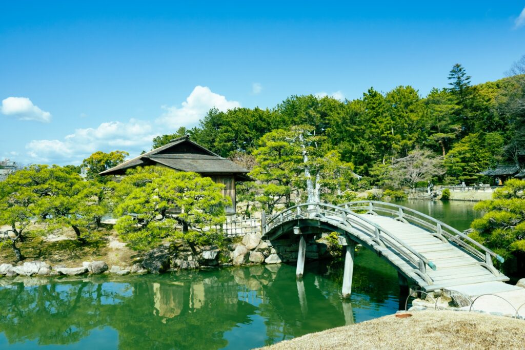 北区の岡山後楽園