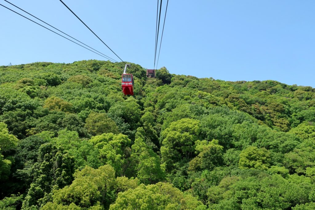 須磨区の須磨浦ロープウェイ