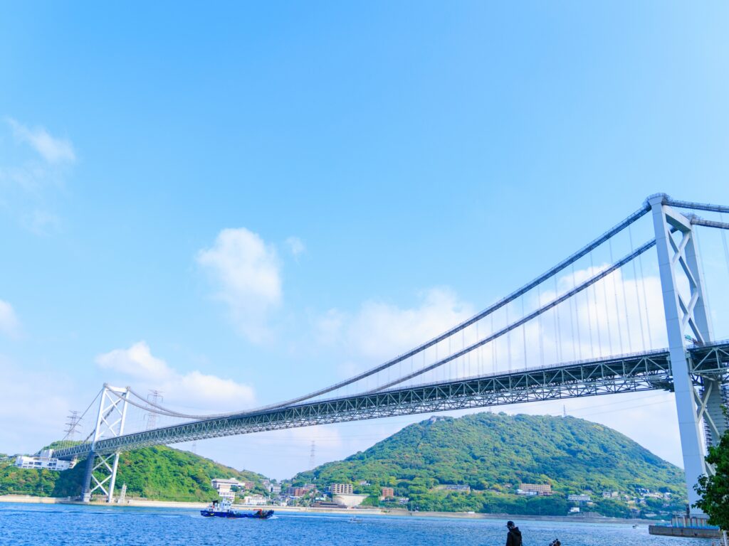 関門橋の景観