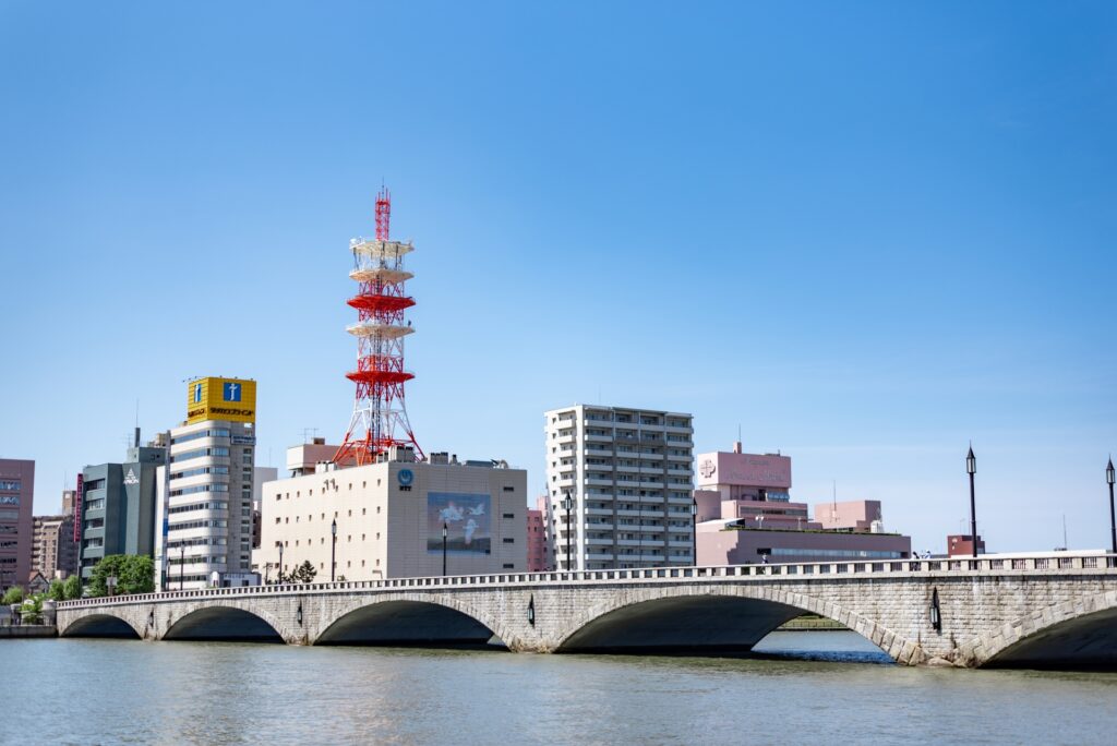 新潟市 萬代橋