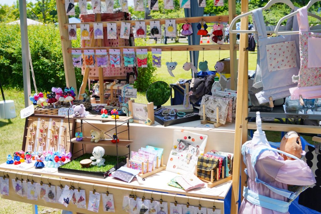蒲生四丁目マルシェのイベント風景 大阪市城東区の蒲生四丁目マルシェ