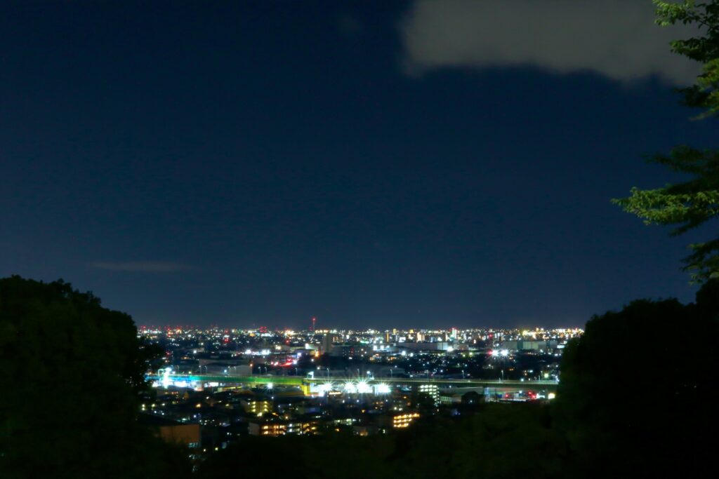 小牧市の夜景