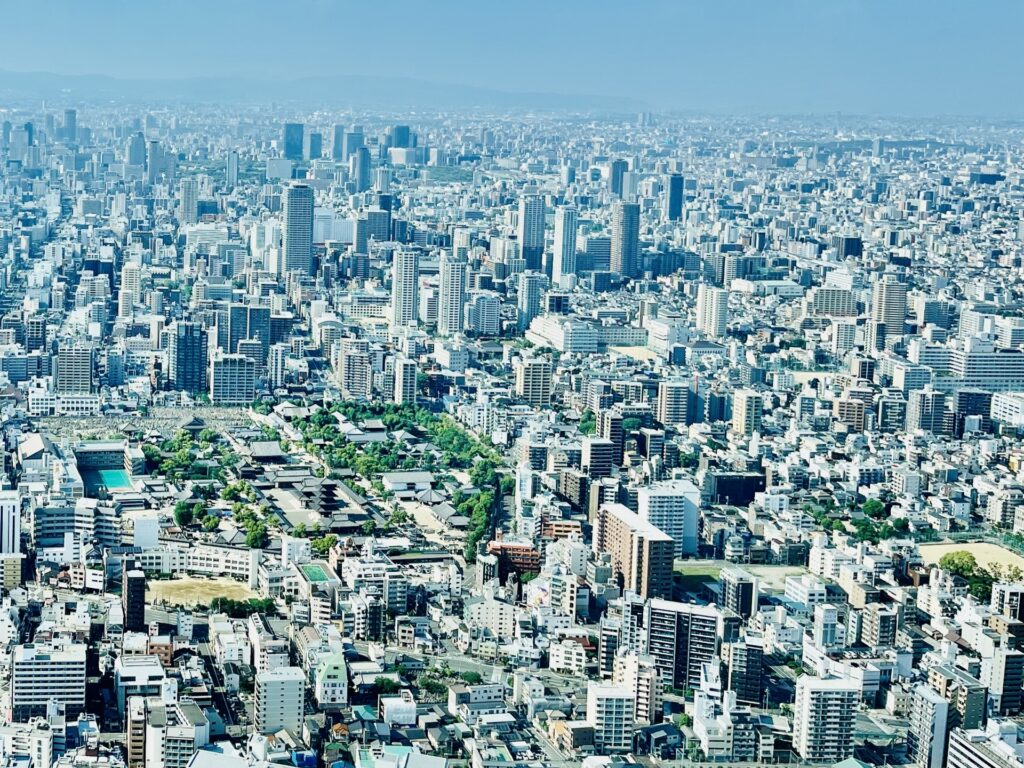 大阪府大阪市阿倍野区の街並み 大阪府大阪市阿倍野区の街並み
