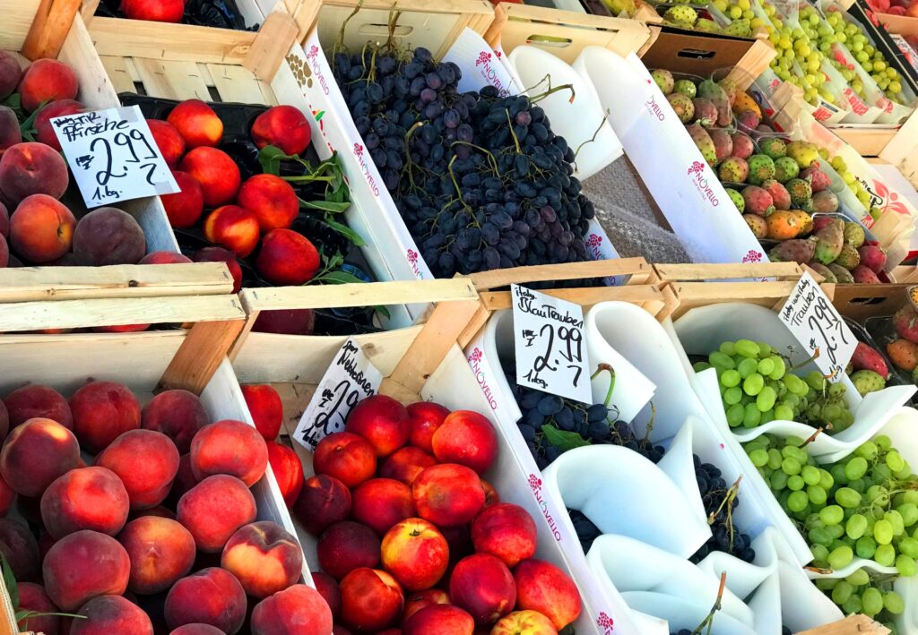 千葉市若葉区の直売所の野菜と果物