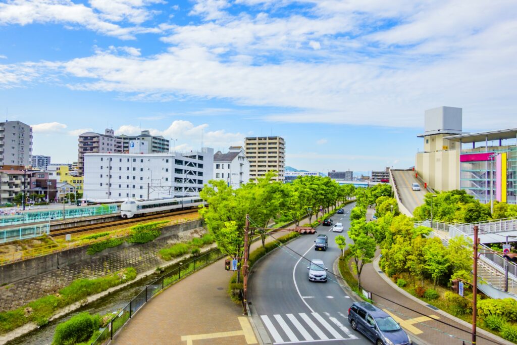 兵庫県伊丹市の伊丹市の街並み