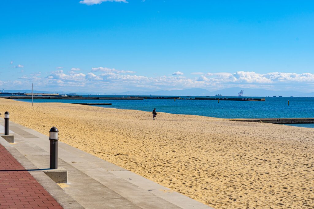 神戸市須磨区の須磨海岸