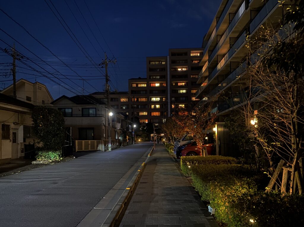 神戸市西区の夜