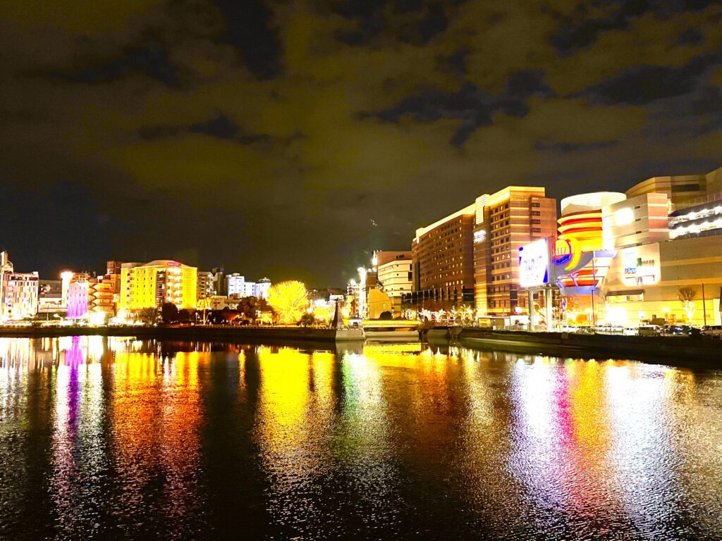福岡市中央区の夜景