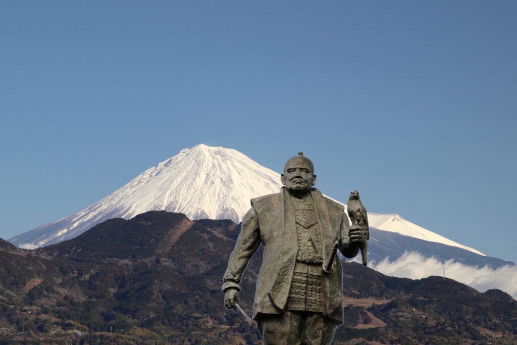 静岡県静岡市葵区の富士山と家康 静岡県静岡市葵区の富士山と家康