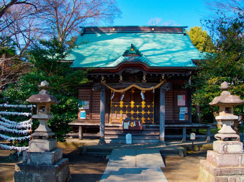 神奈川県海老名市の有鹿神社 神奈川県海老名市の有鹿神社