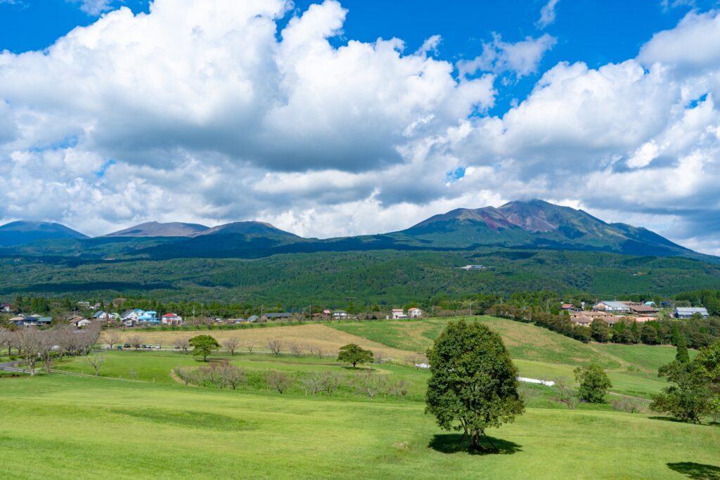 霧島連山の風景