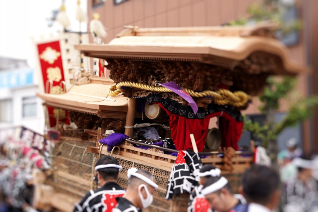 山車の写真 藤枝市の藤枝大祭り