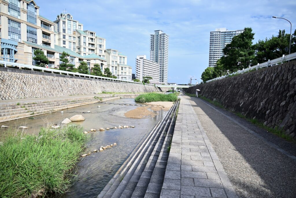 東灘区の住吉川